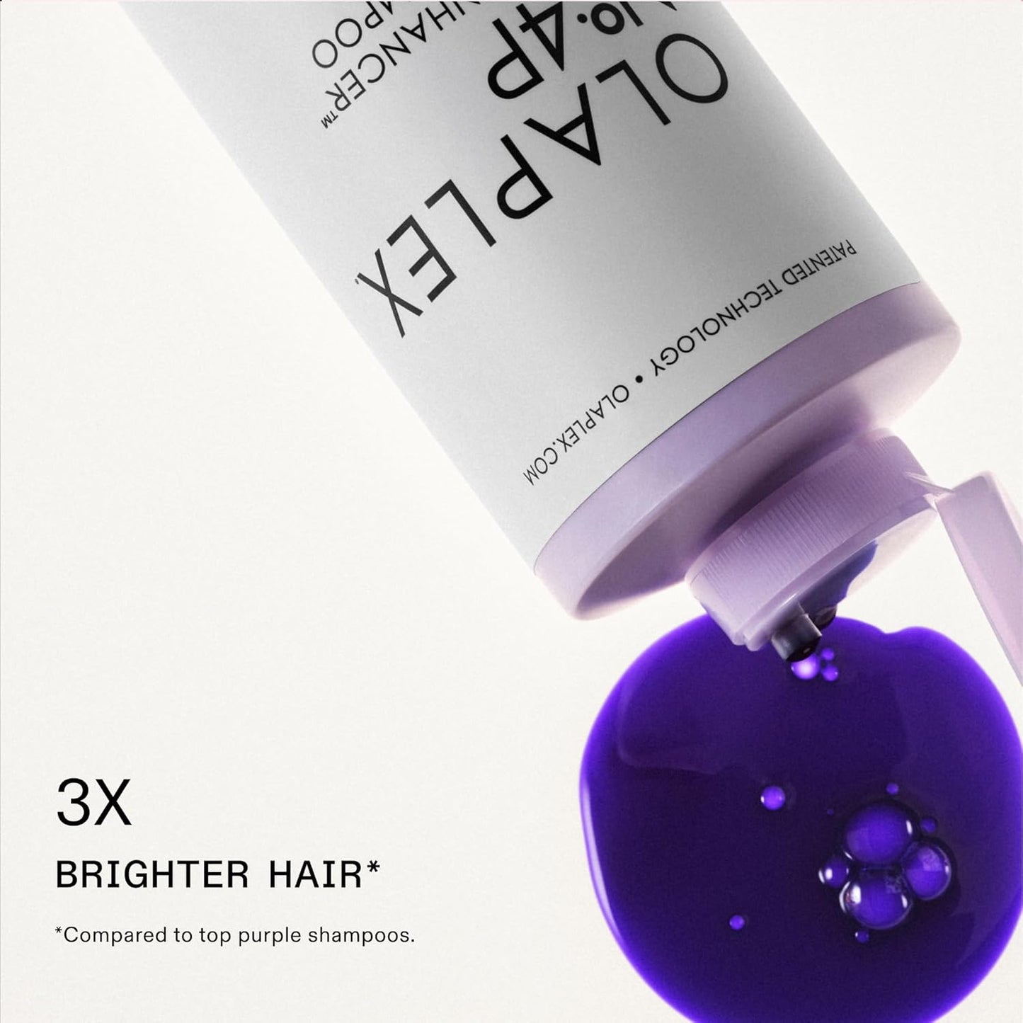 Olaplex No.4P Blonde Enhancer Toning Shampoo Lavender 250ml – Neutralizes Brassiness & Brightens Blonde Hair