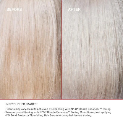 Olaplex No.4P Blonde Enhancer Toning Shampoo Lavender 250ml – Neutralizes Brassiness & Brightens Blonde Hair