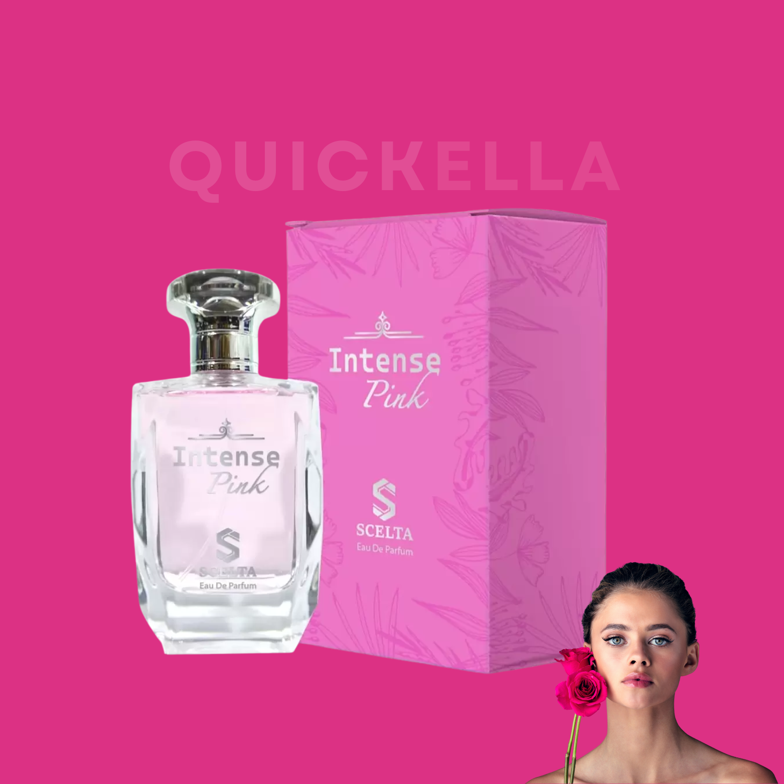 Scelta Intense Pink Eau De Parfum For Women – 175ml