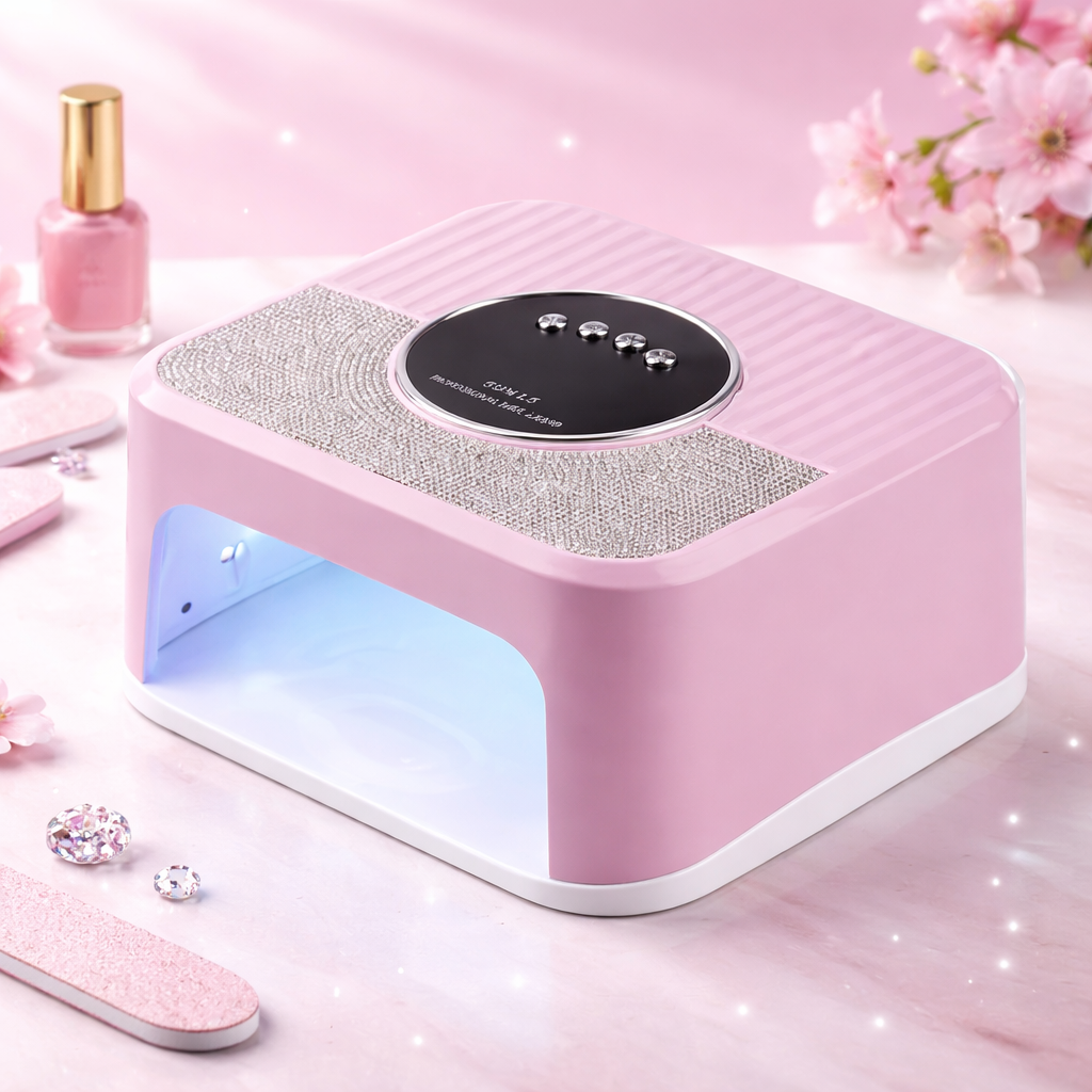 Professional Nail Dryer 268W – High-Power UV LED Lamp with Diamond Design for Salon and Home Use