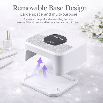 Professional Nail Dryer 268W – High-Power UV LED Lamp with Diamond Design for Salon and Home Use