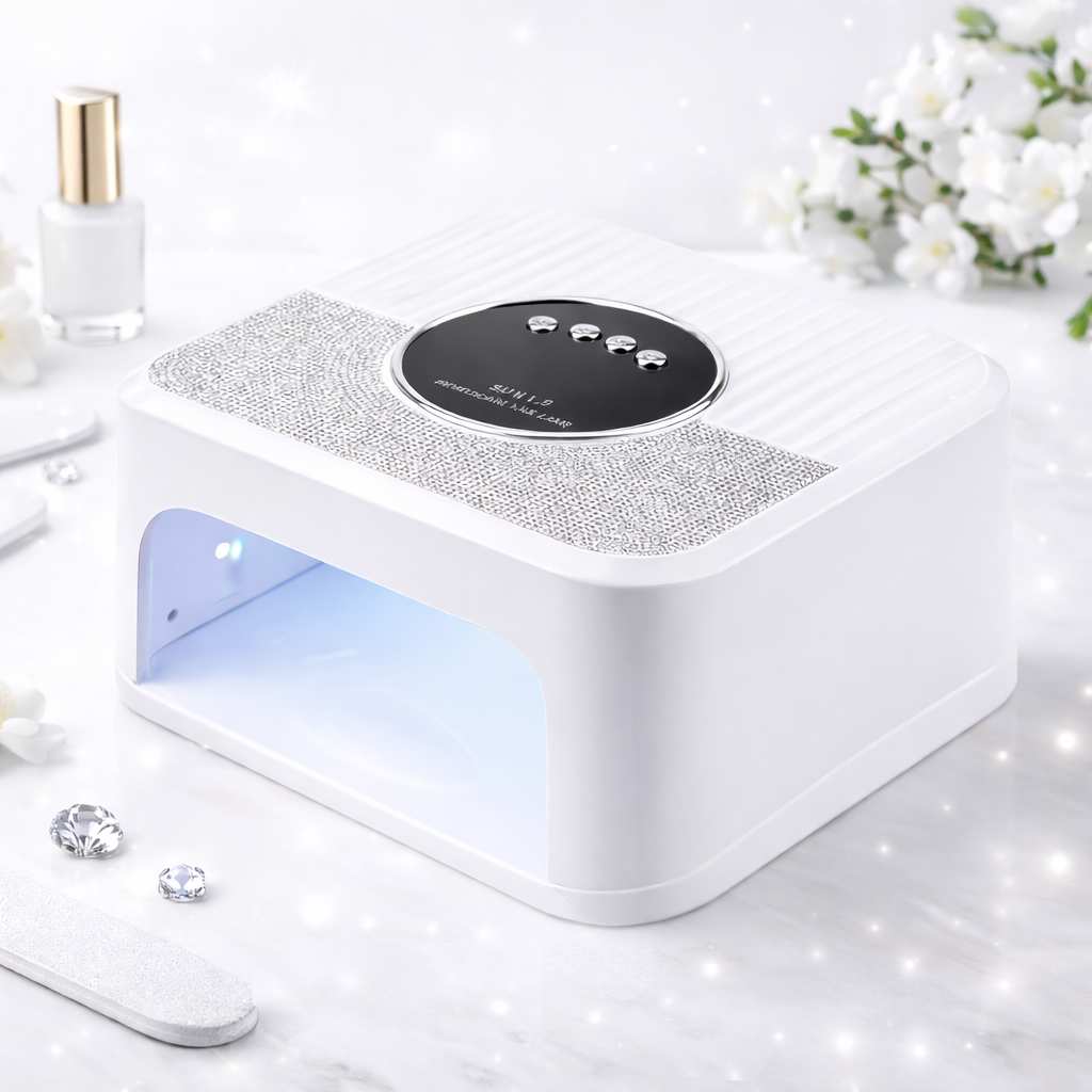 Professional Nail Dryer 268W – High-Power UV LED Lamp with Diamond Design for Salon and Home Use