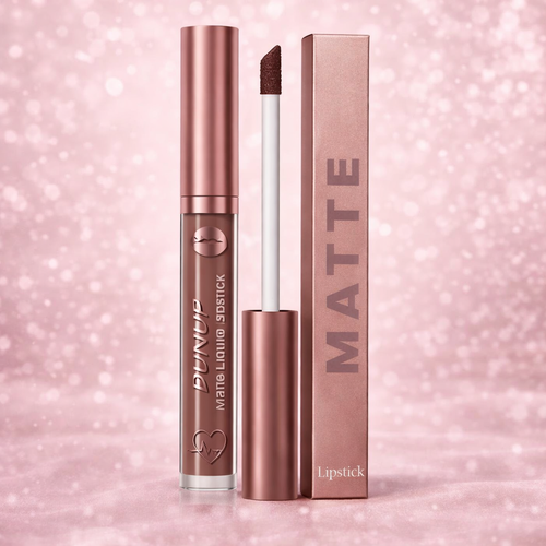 Matte Liquid Lipstick – Shade 02 (Rosy Brown Nude)