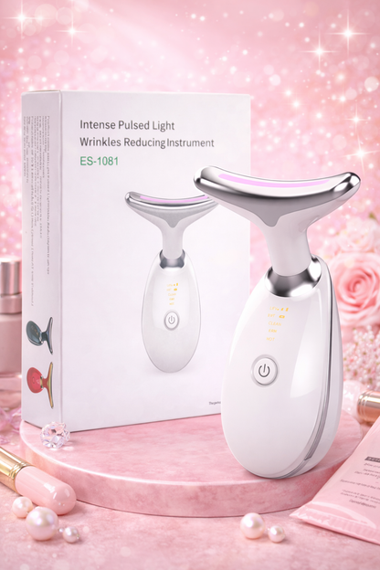 7-Color LED Anti-Wrinkle Neck & Face Massager – Lifting, Firming & Skin Rejuvenation Device
