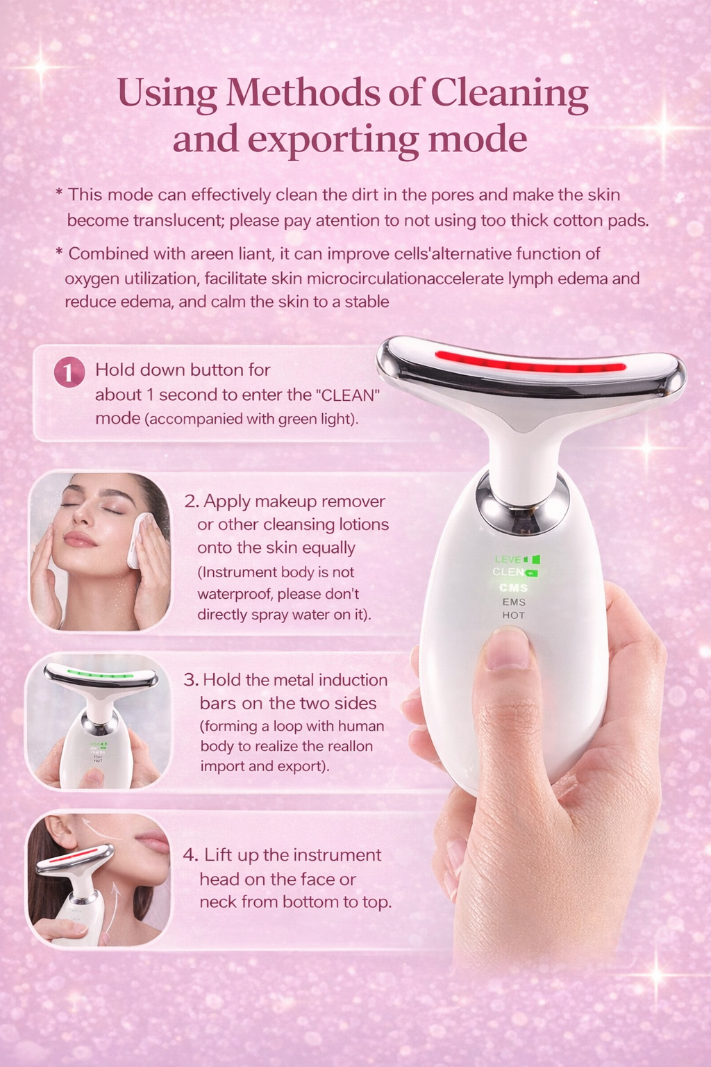 7-Color LED Anti-Wrinkle Neck & Face Massager – Lifting, Firming & Skin Rejuvenation Device
