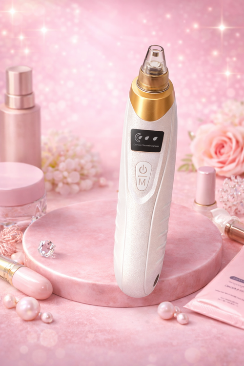 Electric Blackhead Remover Vacuum – 5 in 1 Pore Cleaner with LCD Display & 5 Interchangeable Heads