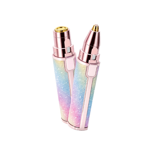 2-in-1 electric eyebrow trimmer facial hair remover - beauty tool UAE