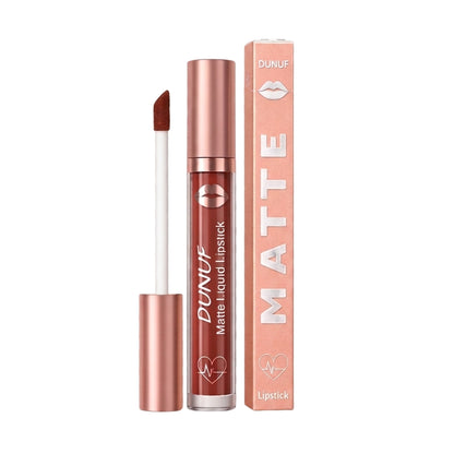 Matte liquid lipstick cocoa brown shade 17 - warm lip color UAE